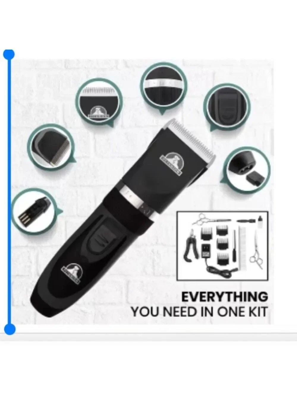 Professional Pet Grooming Kit Black New